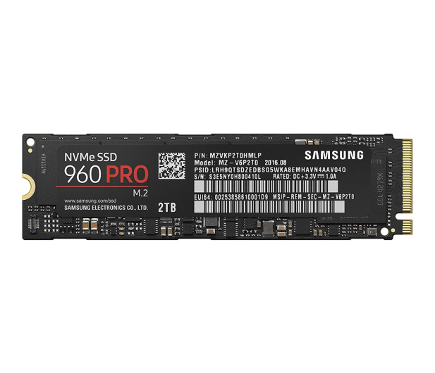 Samsung 2TB 1,8'' Seria 960 Pro M.2 2280 NVMe - 345078 - zdjęcie